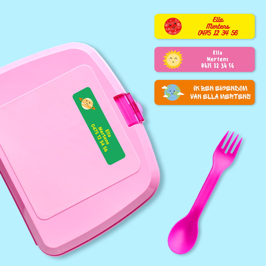 16 grote personaliseerbare stickers 