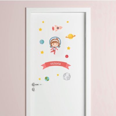 Wall - Door Astronaut Decal