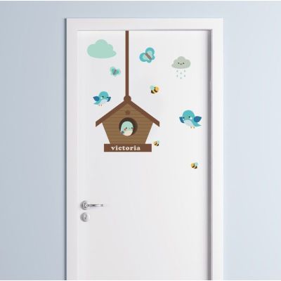 Wall - Door Bird House Decal
