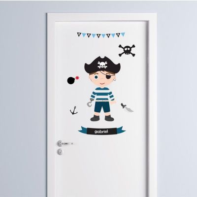 Wall - Door Pirate Decal