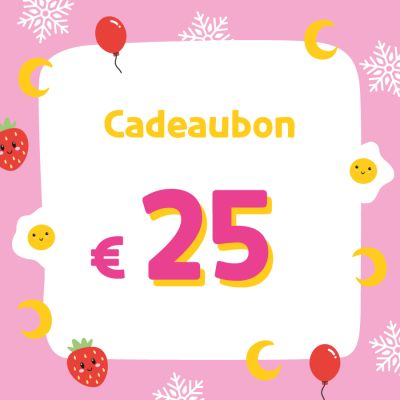Cadeaubonnen ter waarde van 25 EURO 