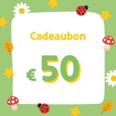 Cadeaubonnen ter waarde van 50 EURO 