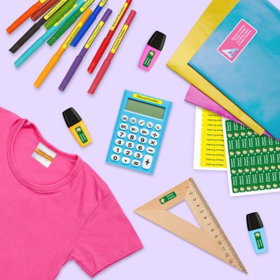 Primary School Pack - 204 customisable name labels