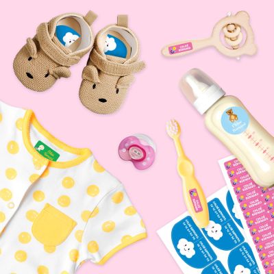 Pack Cr&egrave;che - 129 &eacute;tiquettes personnalisables