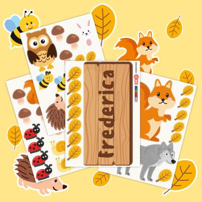 Adesivi da parete personalizzabili per porte e camerette dei bambini